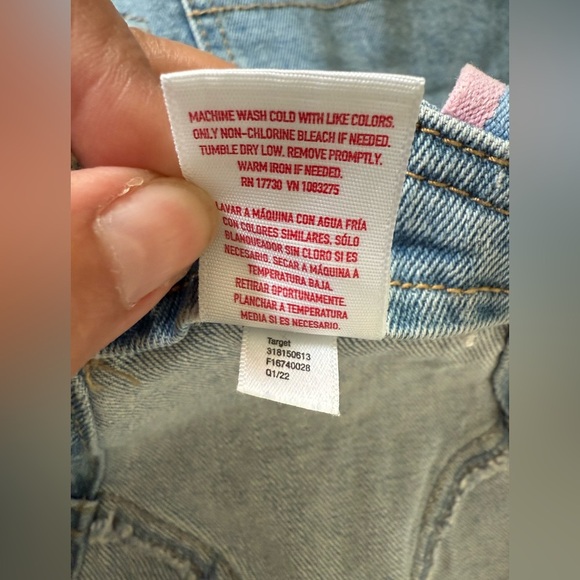 Target Take Pride Queen Denim Overalls, adult size small. - Picture 7 of 9